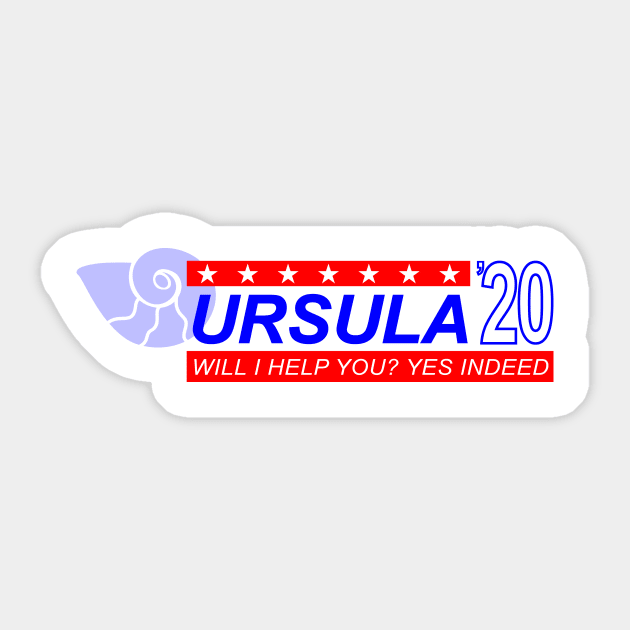 Ursula Presidential Campaign Sticker by GrumpyVulcanCampaign